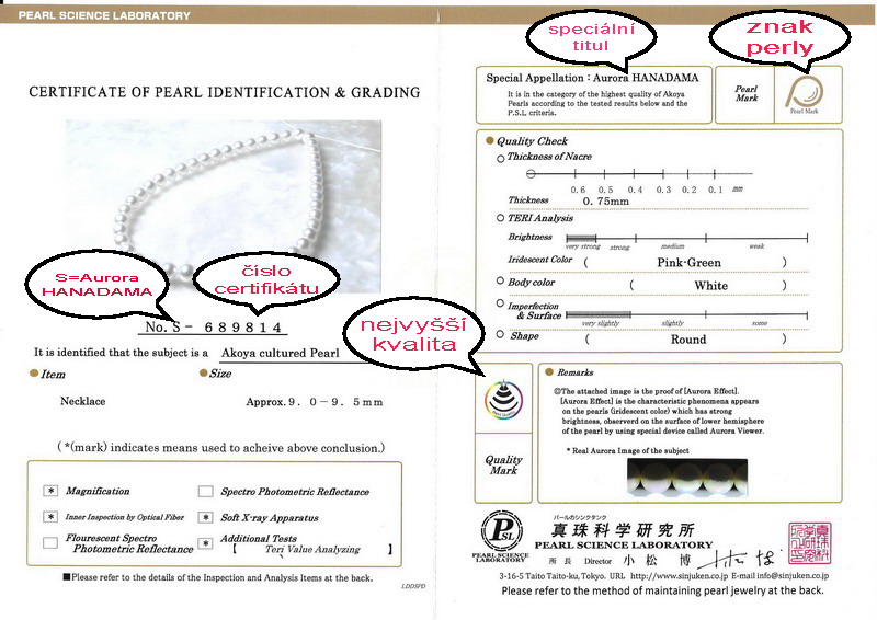 certifikat hanadama oz cz